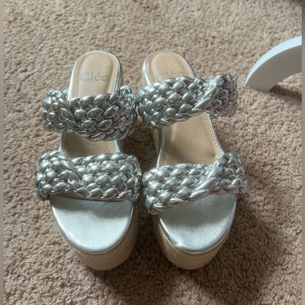 Clee Women’s Espadrille Platform Wedges size 37